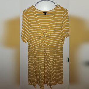 Torrid Rib Twist Front Skater Dress Size 2